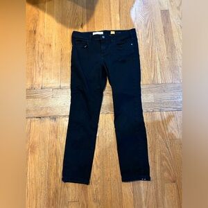 Anthropologie Pilcro Straight black jeans size 31!